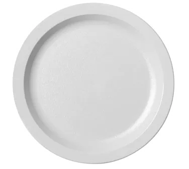 Cambro 825CWNR148 Plate – 8¼‑Inch White Polycarbonate Narrow Rim Glossy NSF‑Certified Made in USA