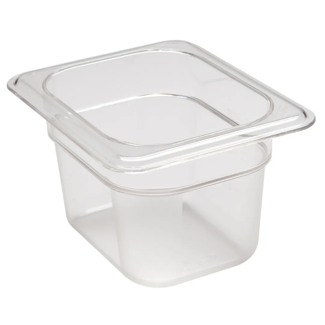 Cambro 84CW135 Food Pan – 1/8 Size, 1.1 Qt, 4" Deep, Clear PC, NSF
