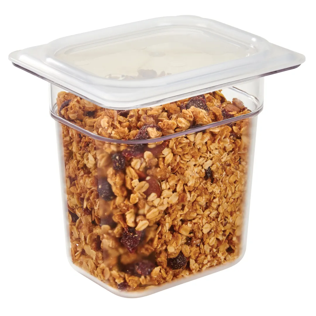 Cambro 86CW135 Food Pan – 1/8 Size, 1.5 Qt, 6" Deep, Clear Polycarbonate, NSF