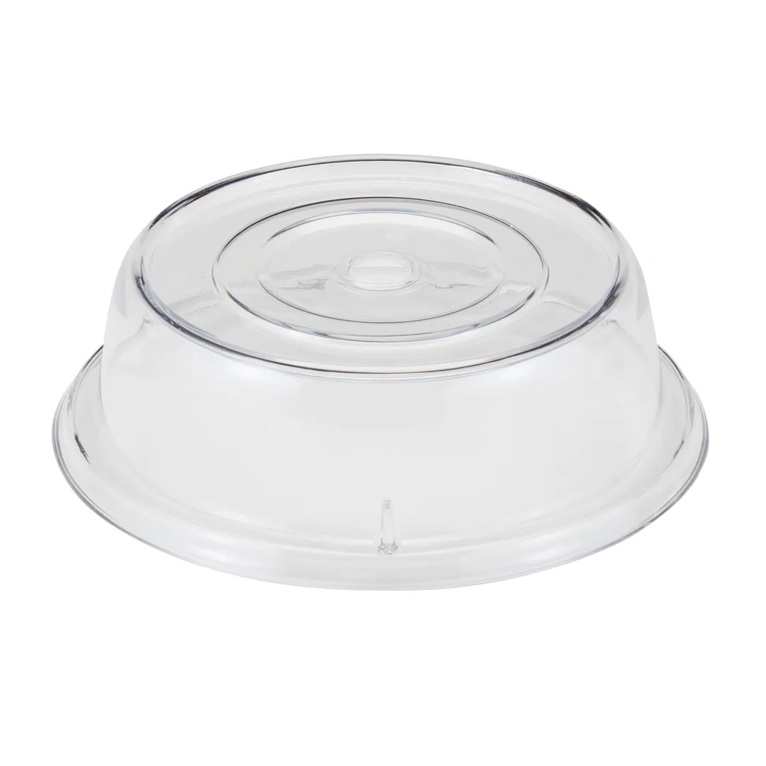 Cambro 900CW152 Camcover Plate Cover - Clear Plastic, Round 9-1/8" ID x 2-3/4" H, NSF, Made in USA
