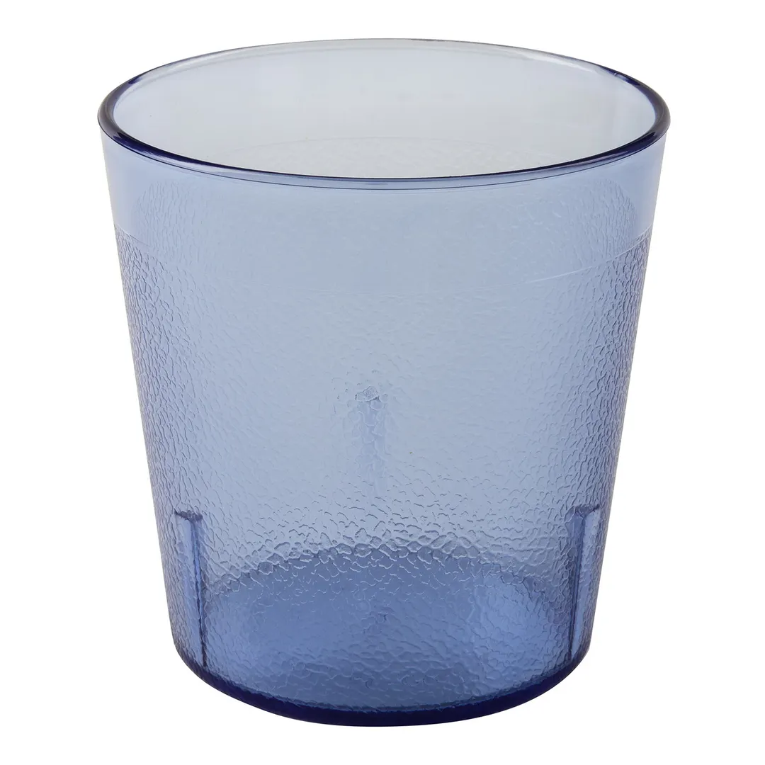 Cambro 900P2401 Colorware Tumbler, 9.7 oz (3‑3/16" Dia) Slate Blue SAN, Sani‑Rim Lip - 24/Case