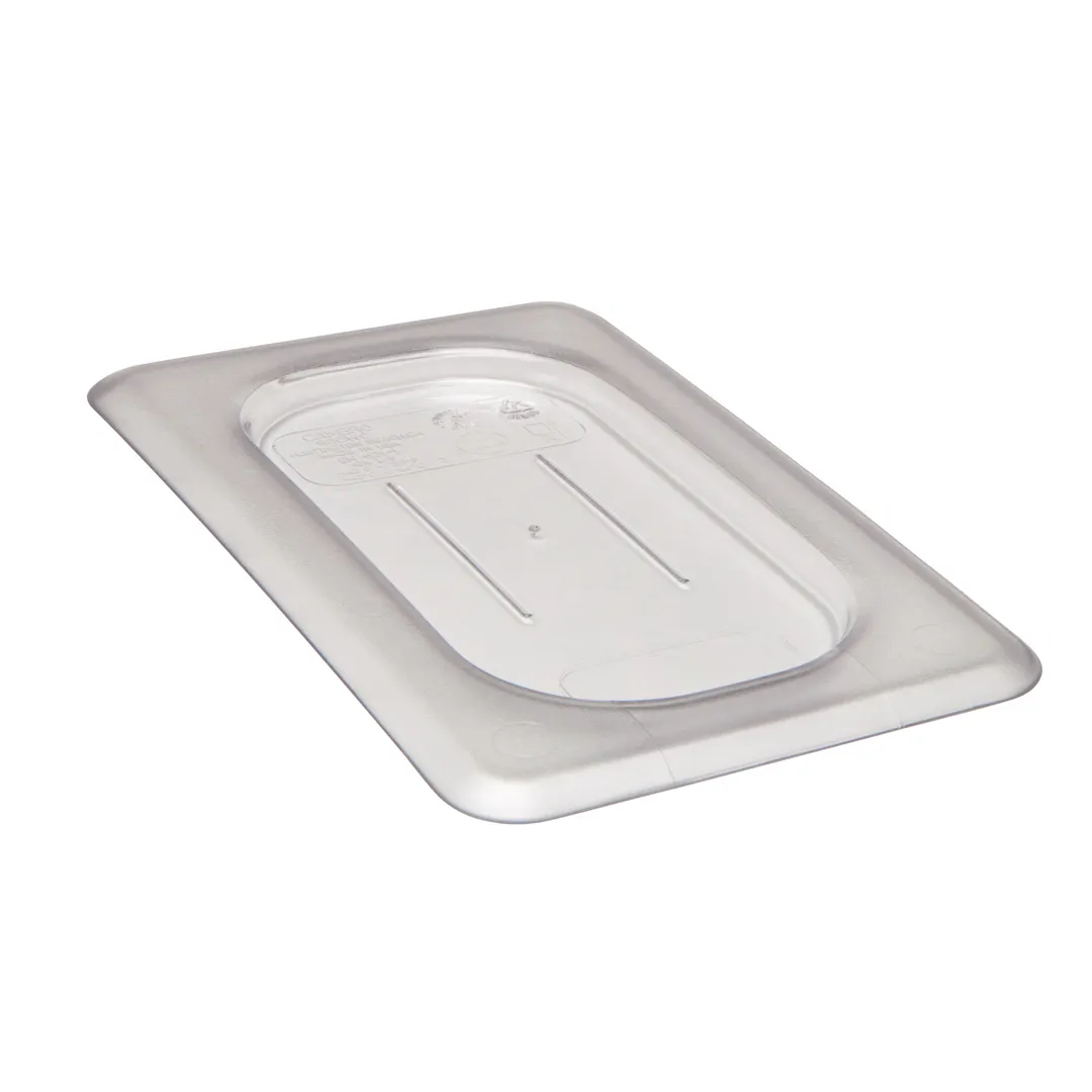 Cambro 90CWC135 Food Pan Cover – 1/9 Size Flat Clear Polycarbonate Lid, NSF