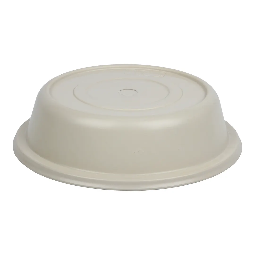 Cambro 911VSNH197 Plate Cover, 9-11/16" Inside x 2-3/4" High, Ivory Fiberglass, Dishwasher Safe, 300°F