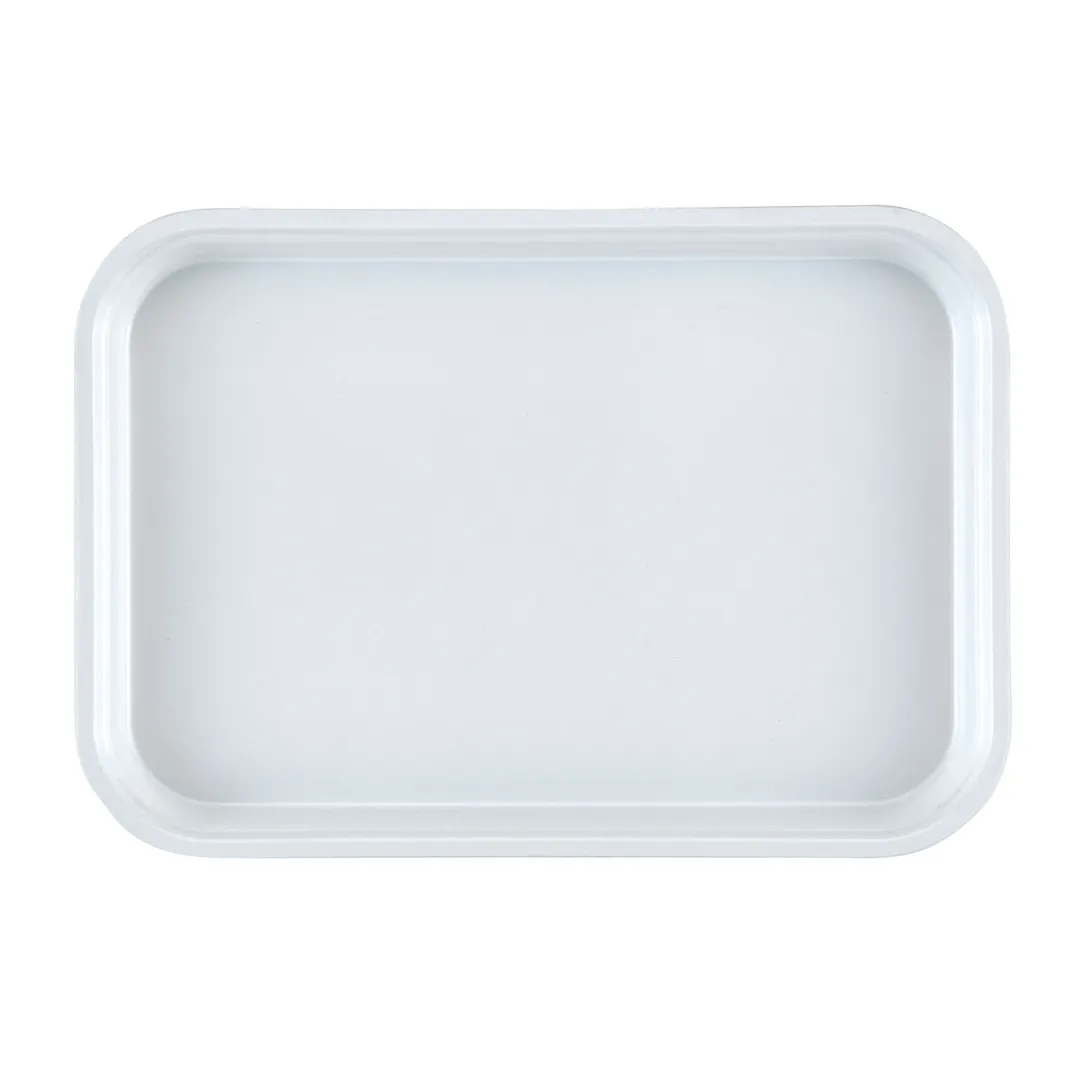 Cambro 913MT148 Display Tray – 8-7/8" x 12-3/4" x 1" White Fiberglass, Dishwasher Safe, NSF