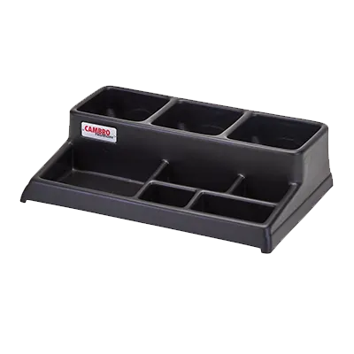 Cambro BSACS110 Airpot Rack 23-1/4" X 15-3/8" X 6" ABS Holds 3 Airpots With Organizer