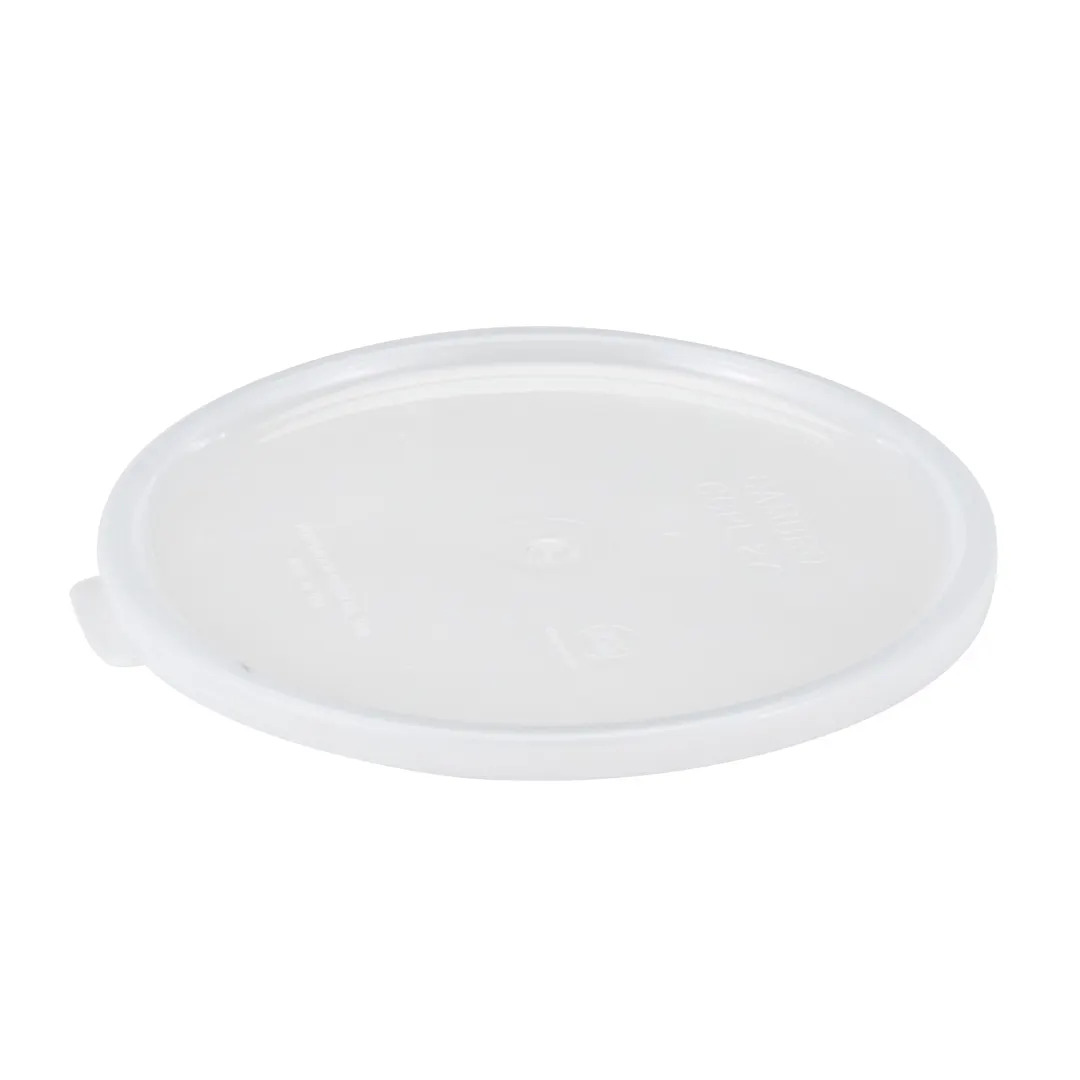 Cambro CCPL27148 Snap-On Plastic Crock Cover, White, Fits CCP15 & CCP27 Crocs, NSF, Made in USA