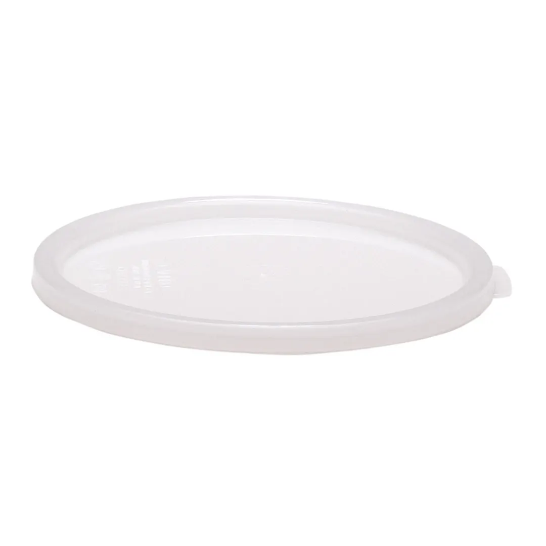 Cambro CFRSC18148 ColdFest Snap‑On Crock Cover, White Polycarbonate, NSF, Made in USA