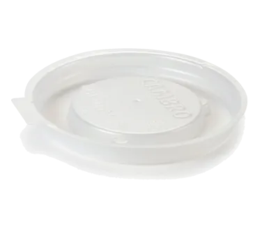 Cambro CLDHMT8190 Cup Lid Translucent, Fits Dinex 8 oz Mug & Tumbler, Made in USA - 2000/Case