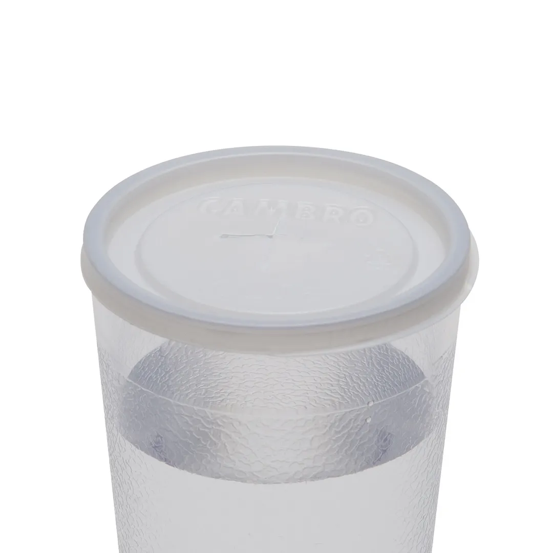 Cambro CLJ6190 CamLid® Translucent Lid, Fits Colorware #500P/500P2 & Lido™ #LDT5, USA - 1000/Case
