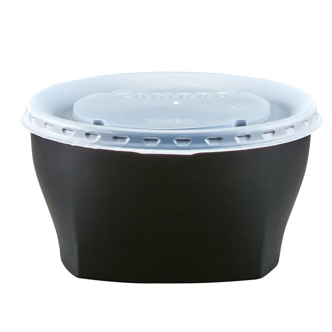Cambro CLSB9190 CamLid® Large Translucent Cup Lids, NSF Certified Fits Shoreline #MDSB9 - 1000/Case