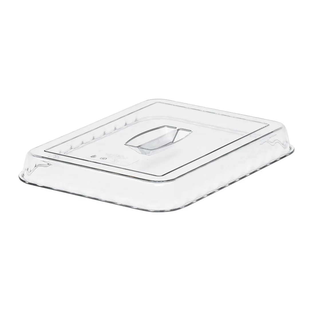 Cambro DCC10135 Deli Crock Cover – Clear Solid Polycarbonate, Handles, Fits DC10, Camwear®, NSF