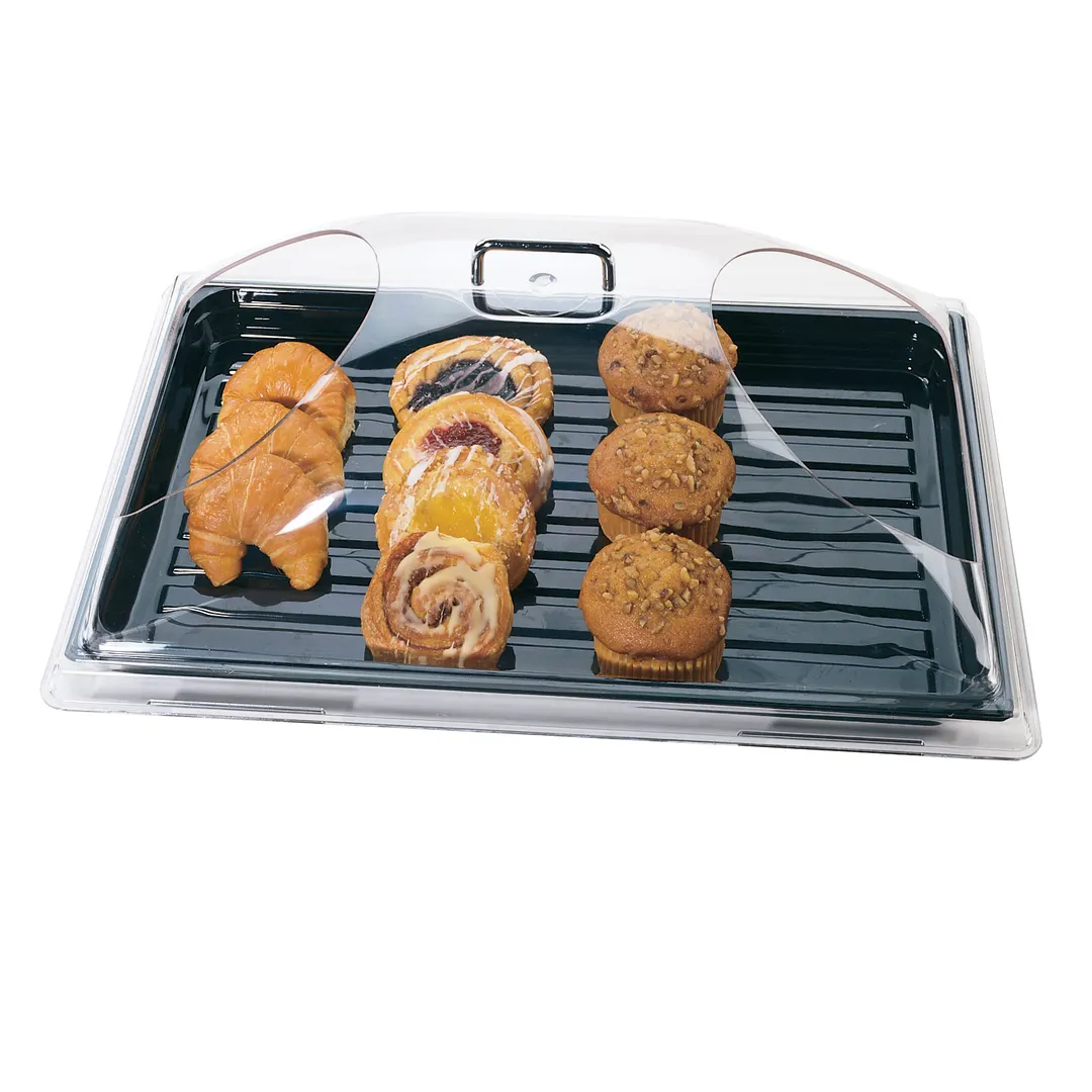 Cambro DD1220BECW135 Dome Cover, 21-7/8"W x 14-3/4"D x 8"H, Polycarbonate, Fits 12×20" Tray