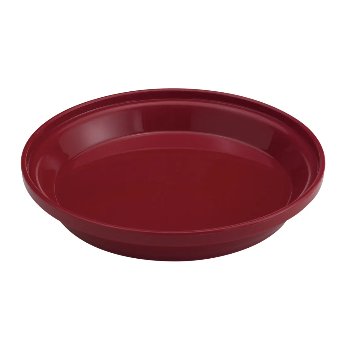 Cambro HK39B487 Heat Keeper Insulated, 9-5/8" Dia x 1-5/8" H Cranberry, Fits 9" Plate, Made in USA