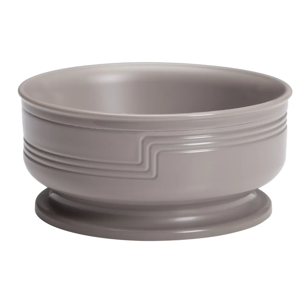 Cambro MDSB16457 Shoreline Entree Bowl, 5‑Inch Gray Polypropylene, 16.9 oz, Dishwasher Safe, NSF