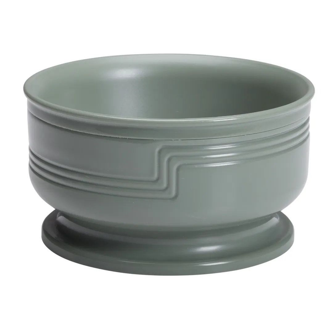 Cambro MDSB9447 Shoreline 9‑oz Plastic Bowl, 4‑3/8" x 2‑2/5" Green Polypropylene, Dishwasher Safe