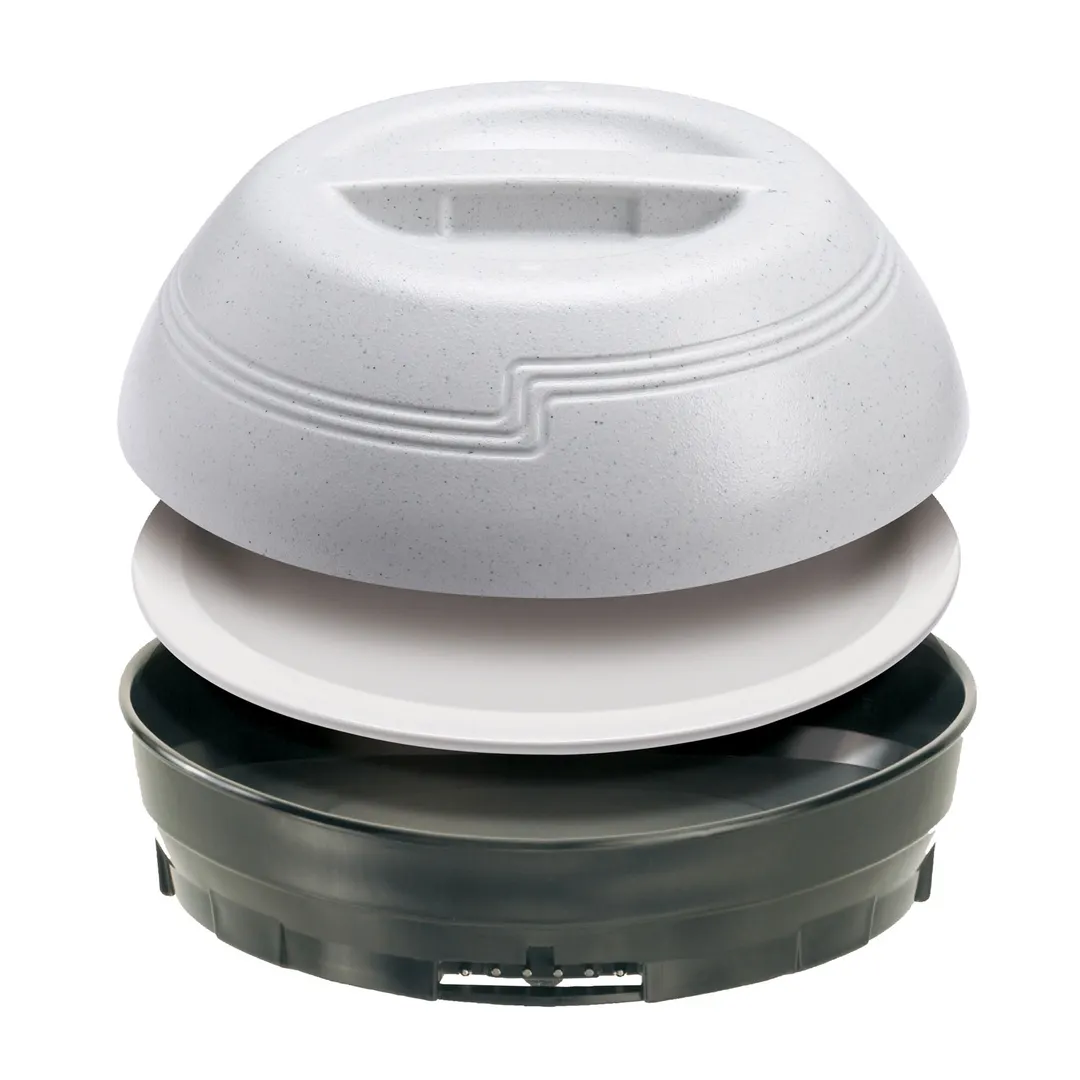 Cambro MDSCDB9110 Camduction Base, 9-9/16" Diameter x 1-15/96" Height, Black Underliner, Made in USA