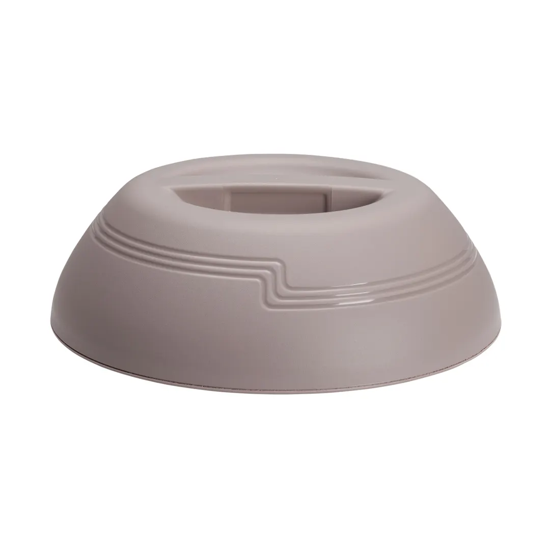 Cambro MDSD9457 Dome, Insulated Gray PP Cover, Fits 9" Plate, 10-1/4" Ø x 3-3/16" H, Made in USA