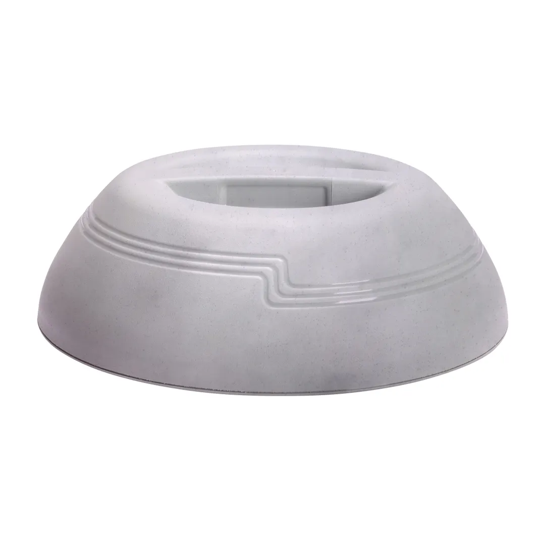 Cambro MDSD9480 Insulated Dome, Fits 9-Inch Plate, 10-1/4" OD x 3-3/16" H, Gray Polypropylene
