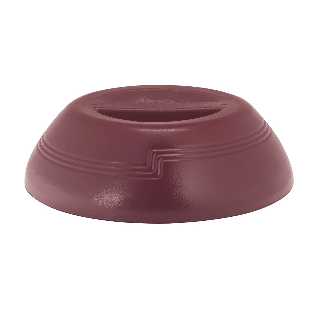 Cambro MDSD9487 Insulated Dome Cover, Fits 9" Plate Bases, 10-1/4" Ø x 3-3/16" H, Red PP, USA Made