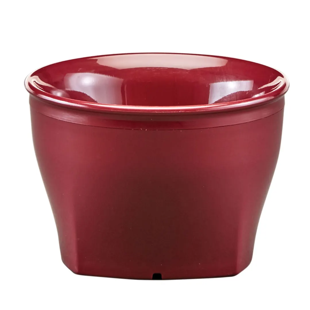 Cambro MDSHB5487 5 oz Plastic Bowl, 3½" Dia x 2⅖" H, Red Polypropylene, Dishwasher Safe, NSF