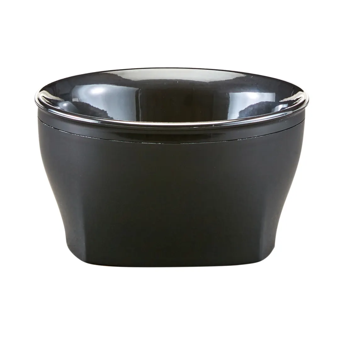 Cambro MDSHB9110 Large Plastic Bowl, 9 oz, 4‑3/8" Dia x 2‑2/5" H, Black PP, Dishwasher Safe, NSF