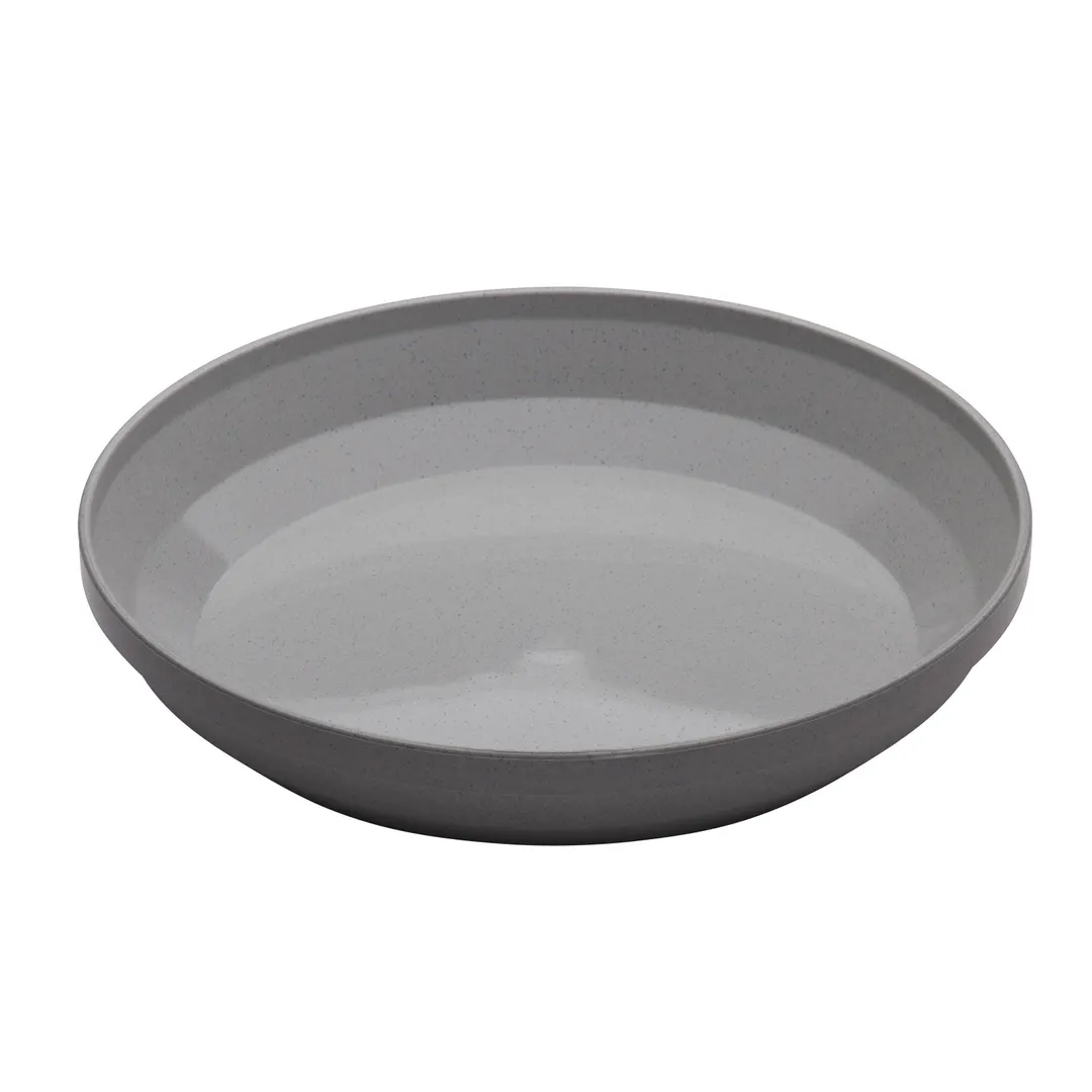 Cambro MDSL9480 Shoreline Underliner, Fits 9½" Pellet, 9‑9/16" OD, 1‑4/5" H, Speckled Gray Plastic