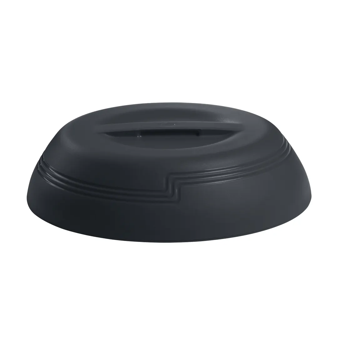 Cambro MDSLD9110 Dome Cover - 2‑3/4" H Plastic Dome, Fits 9" Plate, 10‑1/4" OD, Black, Made in USA