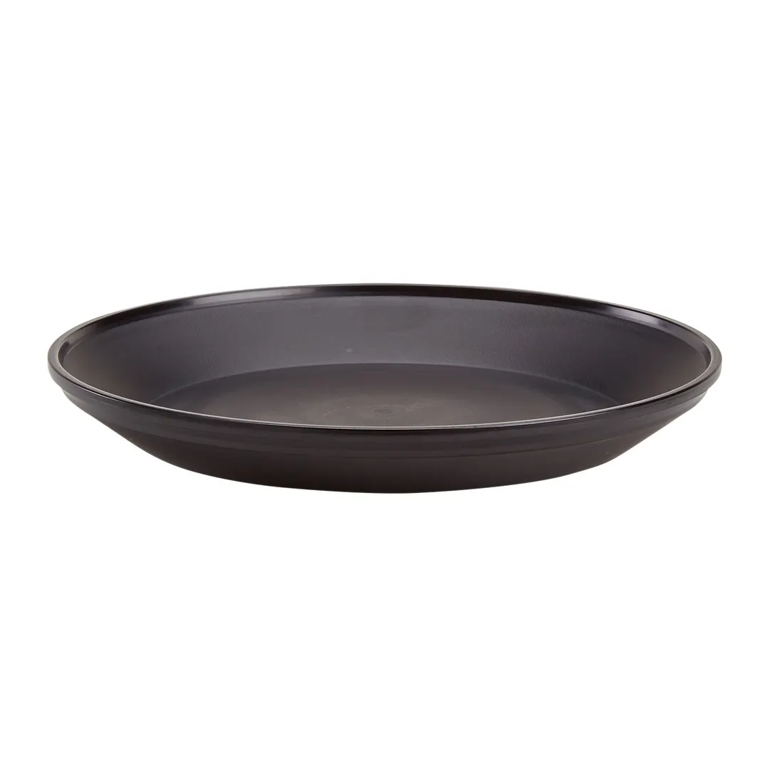 Cambro MDSPC9110 Pellet, 9-9/16" Dia, 1-3/8" H, Fits 9" Plate, Black Plastic, NSF, Safe, Made in USA
