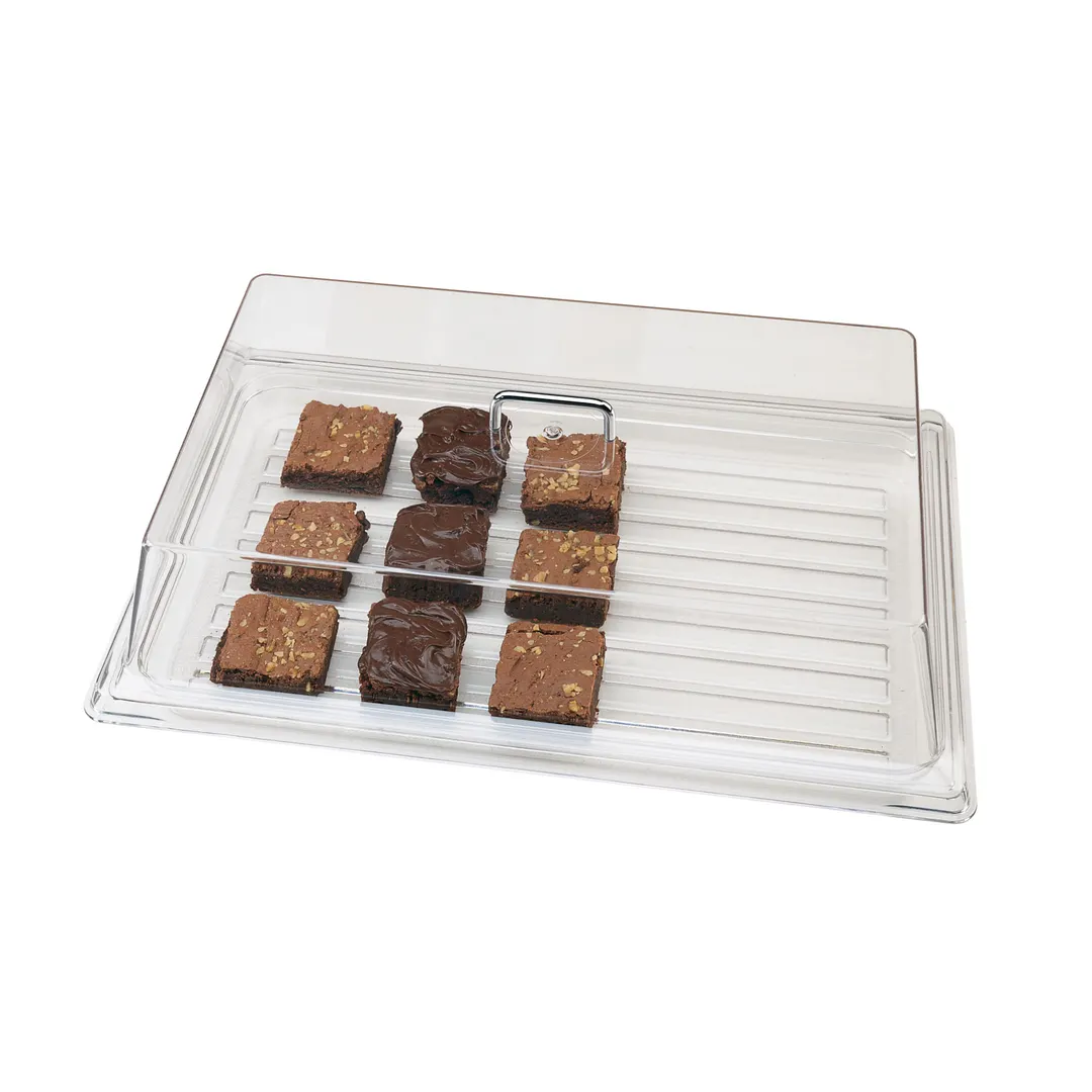 Cambro RD1220CW135 Display Cover Lift‑Off Handles 21‑7/8" W x 14‑1/8" D x 5‑7/8" H Fits 12" x 20" Tray