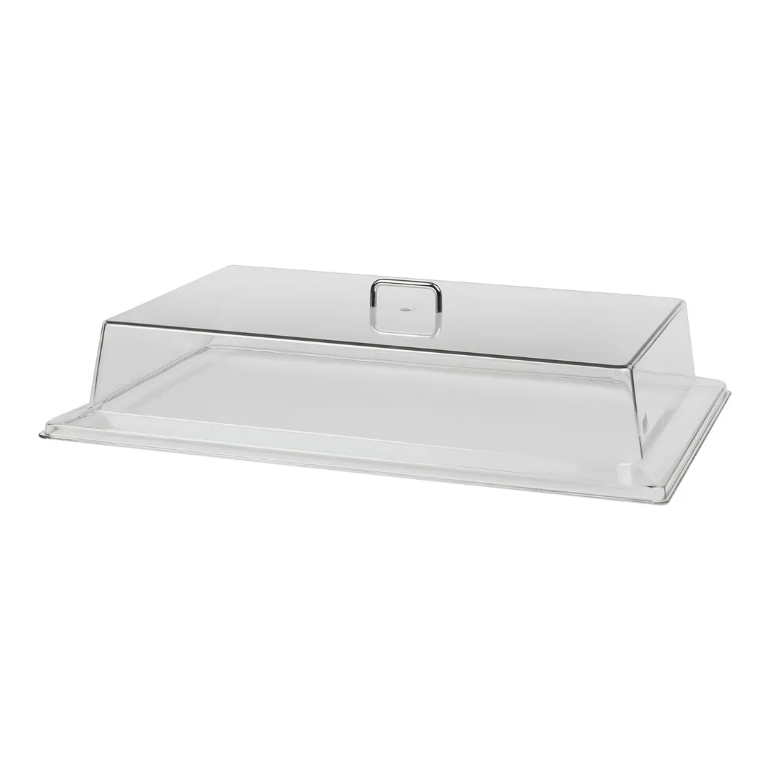 Cambro RD1826CW135 Clear Poly Cover Lift‑Off 26.5"W x 18.9"D x 6.25"H Fits 18" x 26" Trays USA