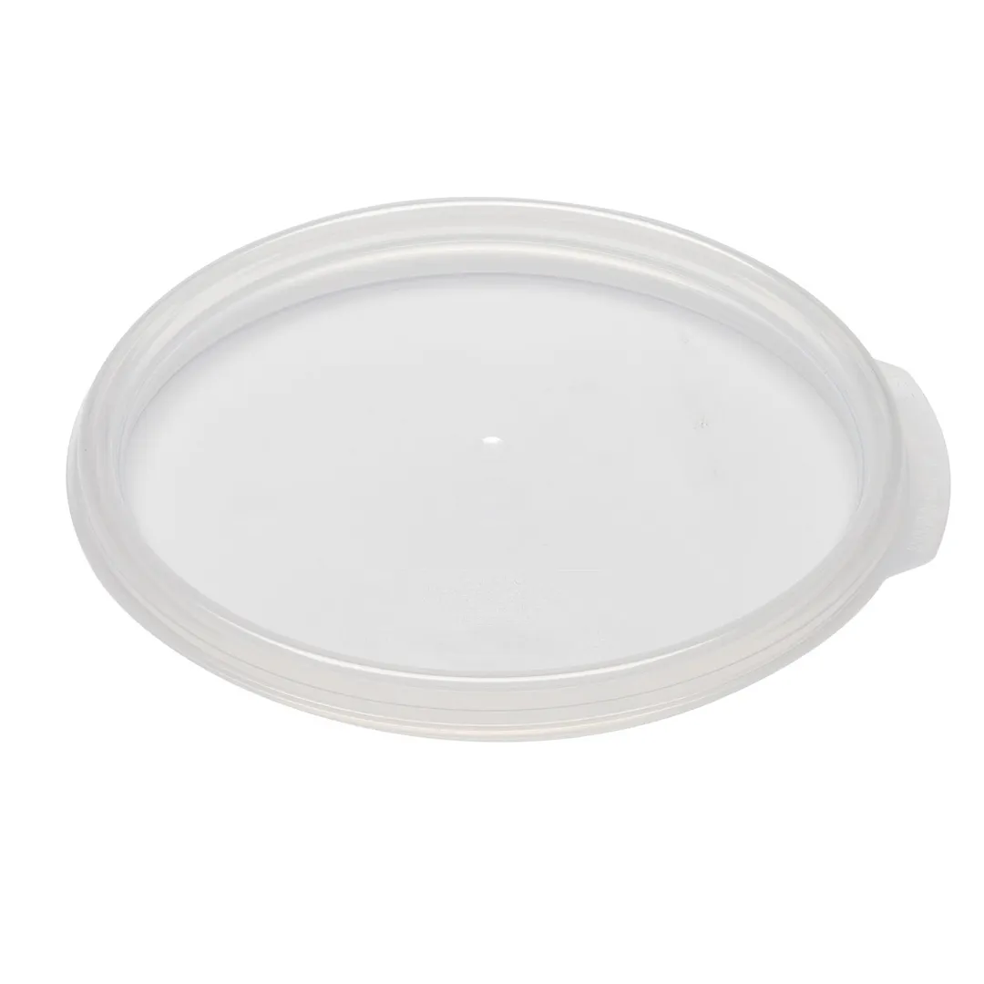 Cambro RFS2SCPP190 Clear Polypropylene Lid For 2‑qt & 4‑qt Round Camwear Containers, NSF