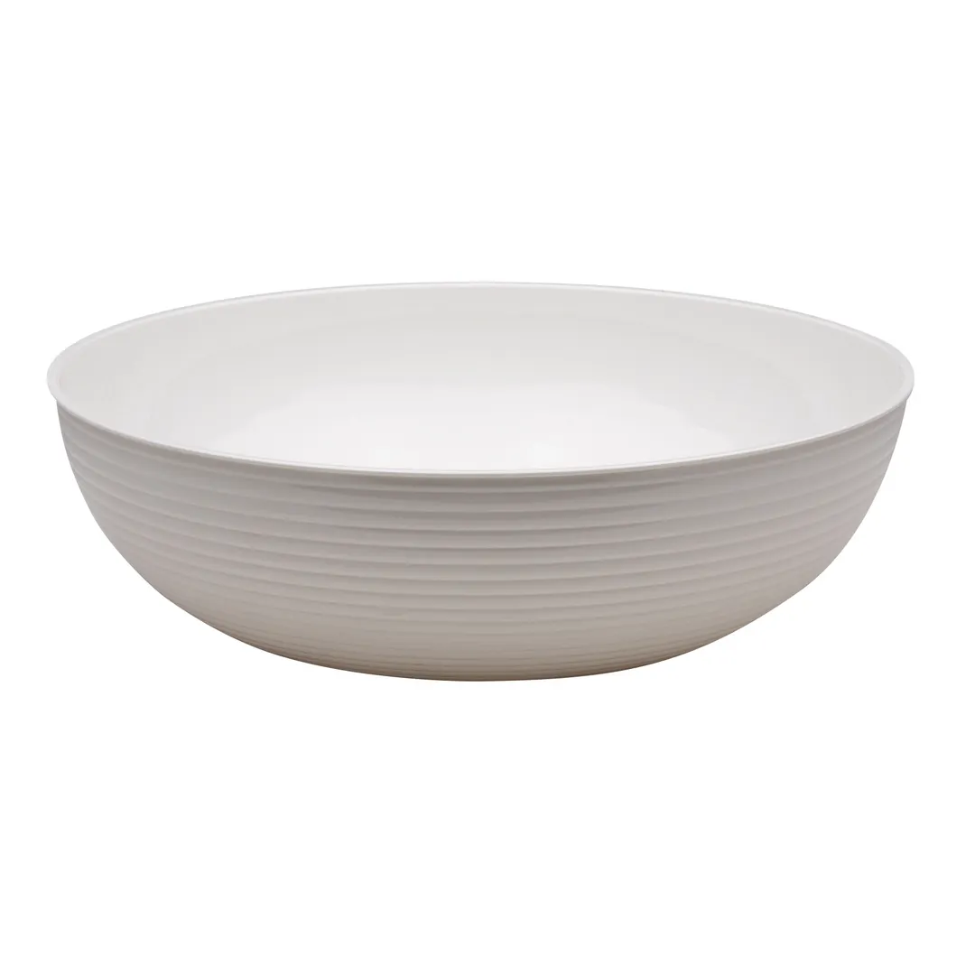 Cambro RSB10CW148 - 3.2 Qt (10" Dia) Polycarbonate White Bowl, NSF, Dishwasher Safe, USA Made