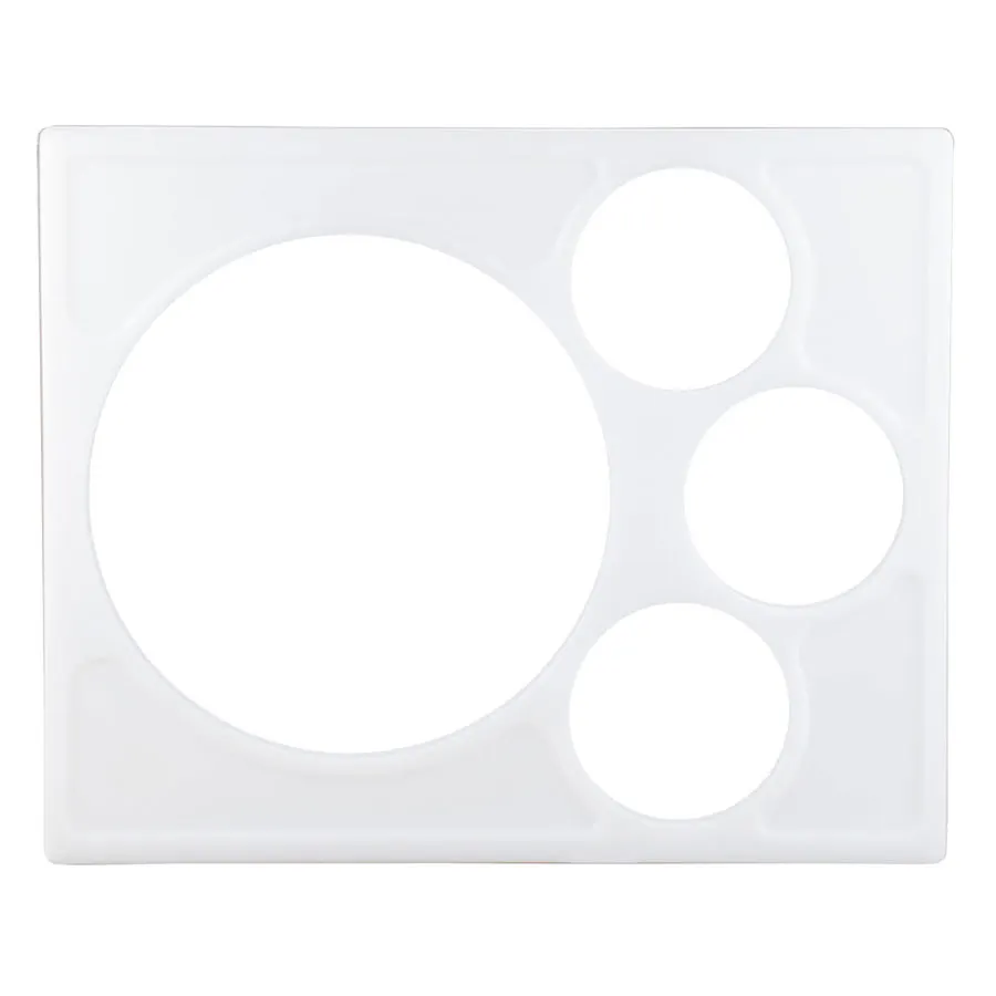 Cambro SBH15191 Salad Bowl Holder 25-3/4" x 20-7/8" Gray Plast., 15" Bowl + 3 1.5/2.7Q, 4‑R,NSF,USA