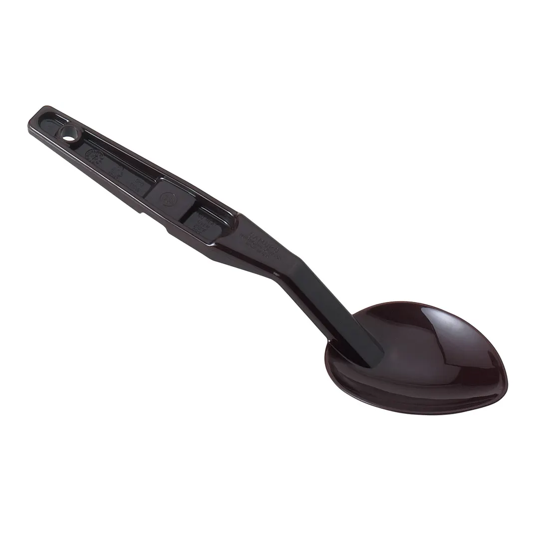 Cambro SPO11CW110 Deli Spoon, 11" Poly Black, Notched Back, Hanging Hole, NSF