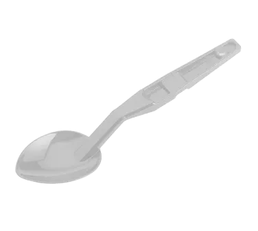 Cambro SPO11CW148 - 11" Deli Spoon, White Poly, Notch Back, Hang Hole, NSF
