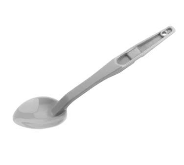 Cambro SPO13CW148 Deli Serving Spoon 13‑14" White Polycarbonate, Notched Back, Hanging Hole, NSF