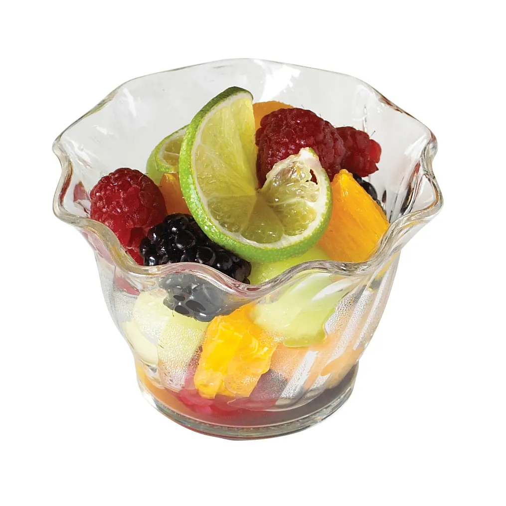 Cambro SRB5CW135 - Swirl Soup Bowl, 5 oz, 3‑Inch Diameter, Clear Polycarbonate, USA Made - 24/Case