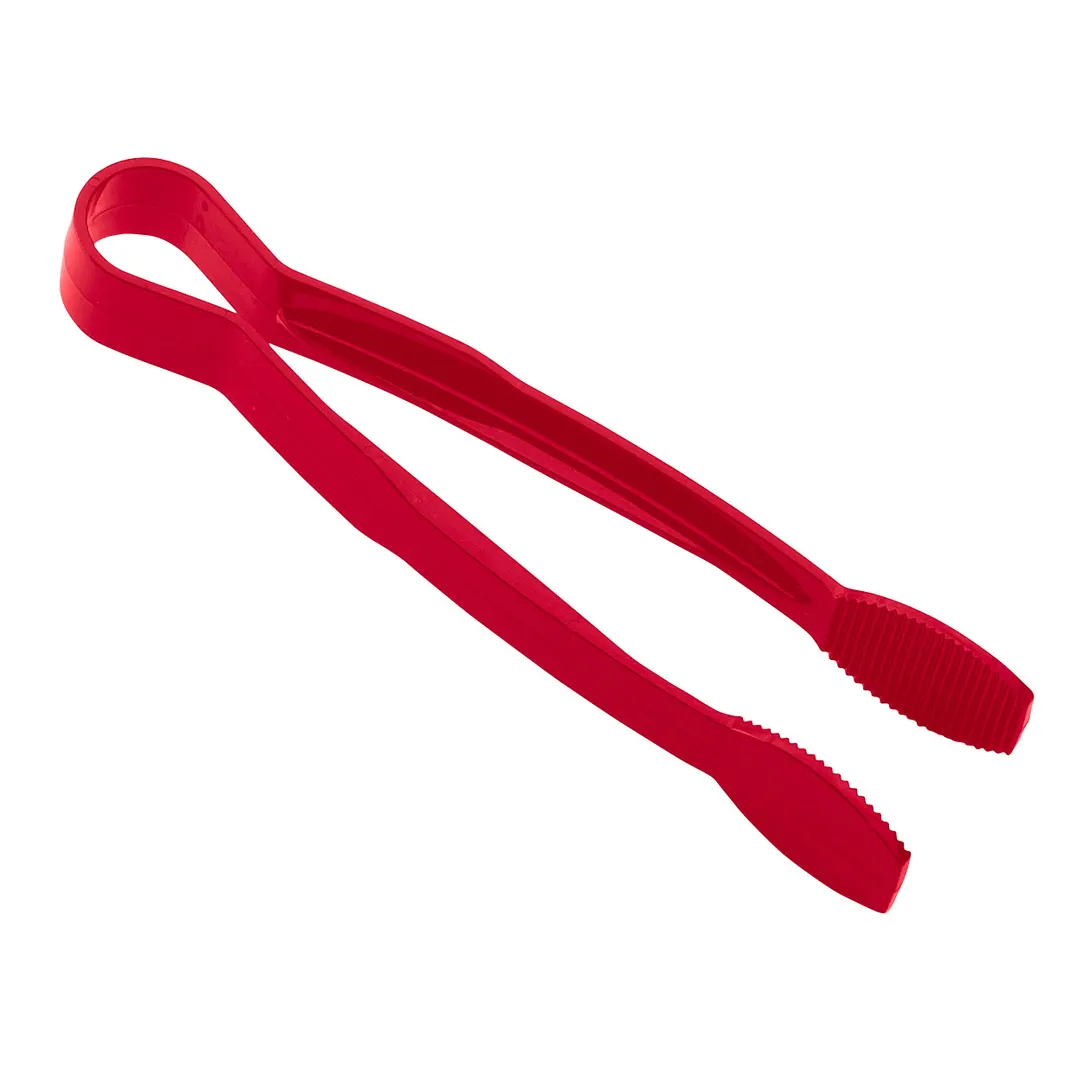 Cambro TG9404 9-Inch Red Serving Tongs, Heat‑Resistant -40°F–212°F, NSF, Dishwasher Safe