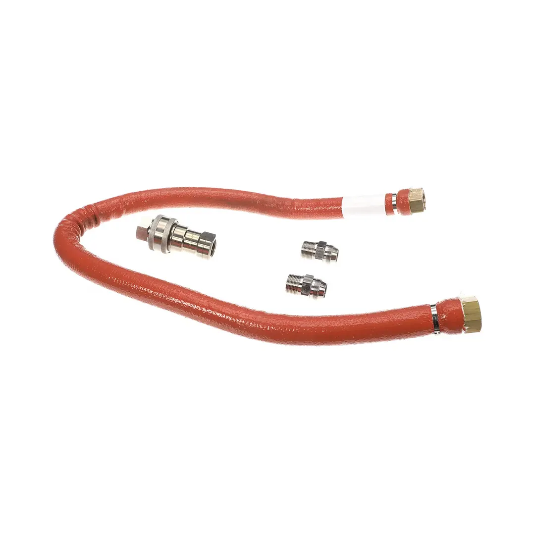 Dormont H100BIP2Q60 60" Safety System Steam Connector Hose with Quick Disconnect, 1" Diameter