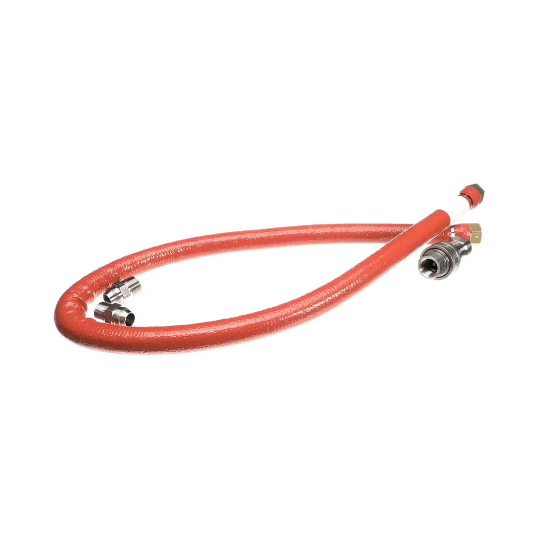 Dormont H100BIP2Q72 72" Safety System Steam Connector Hose with Quick Disconnect, 1" Diameter
