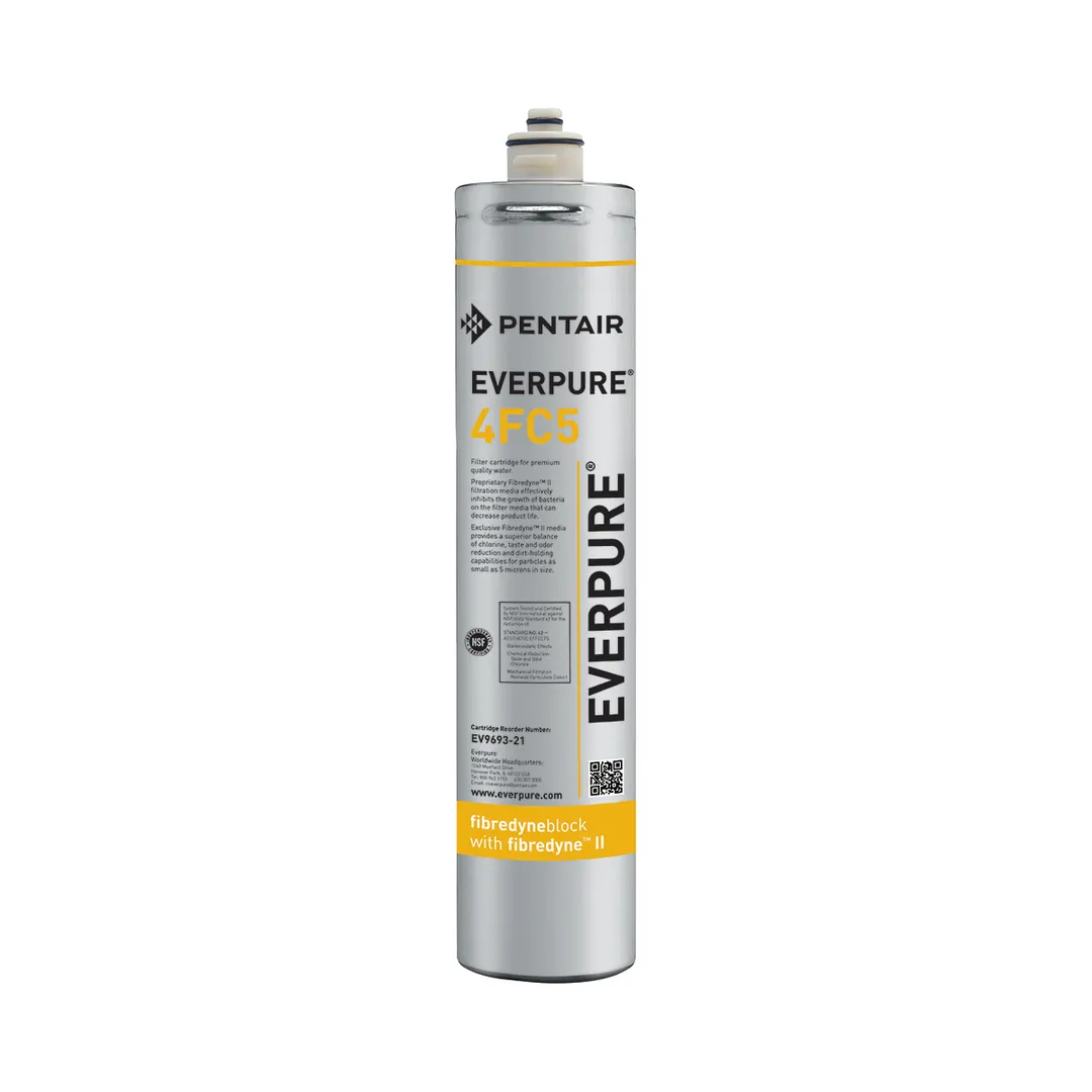 Everpure EV969321 4FC5 Water Filter Cartridge with 5 Micron and 2.5 GPM, 15,000 Gallons