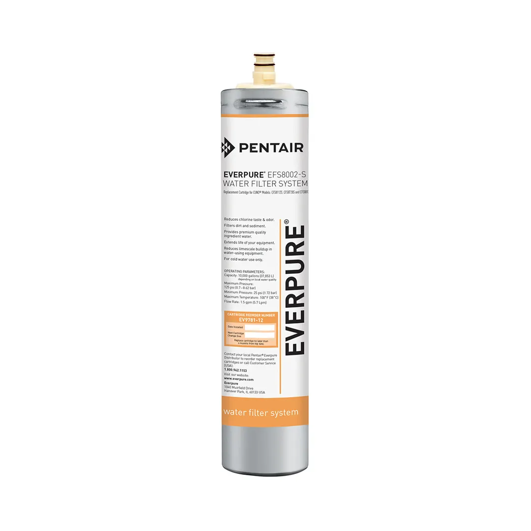 Everpure EV978112 EFS8002-S Water Filter Cartridge, (6) EFS8002-S Carbon Block Cartridges, 10,000 Gallons