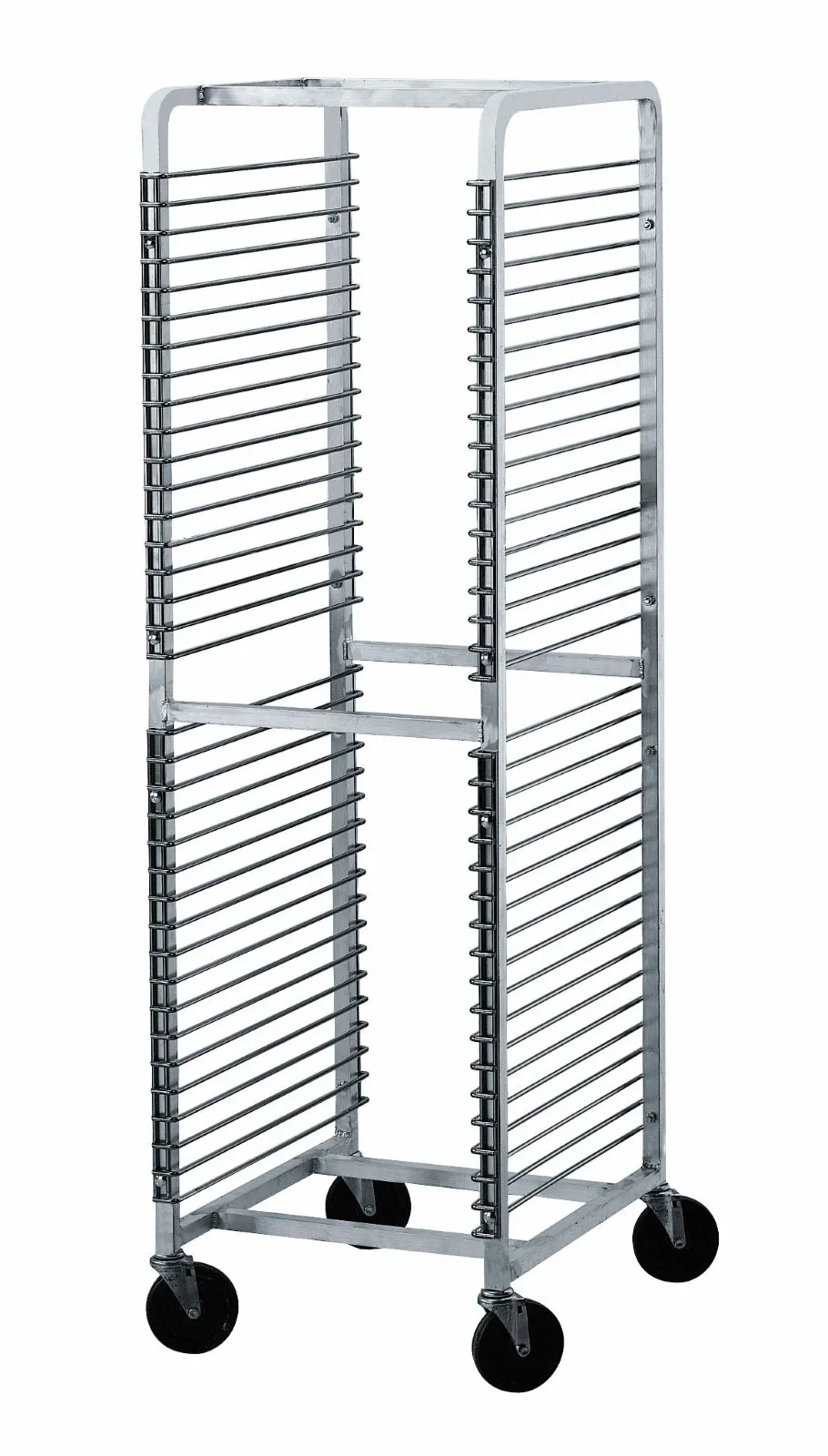 Advance Tabco WR-36 Wire Bun Pan Rack, 36 Pan Capacity, 70.25"H, Nickel Chrome Plated Steel, Aluminum Construction