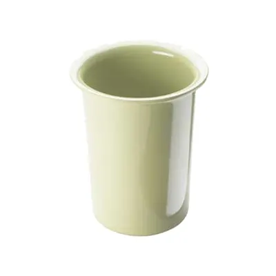 Cal-Mil 1017-63 Sage Green Melamine Cutlery Cylinder, 5-1/2" H, 4-1/2" Dia., BPA Free Utensil Holder