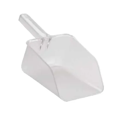 Cal-Mil 1029-64 Ice Scoop – 64‑86 Oz, 14‑1/4″ Length, Polycarbonate Flat‑Bottom Utility Design