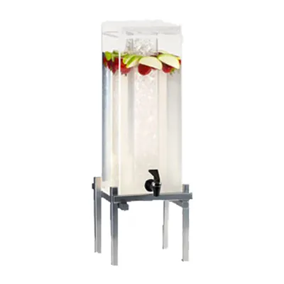 Cal-Mil 1132-3-74 3‑Gallon Acrylic Dispenser, Base, Ice/Drip Tray, 10‑1/4"W x 10‑1/2"D x 25‑1/2"H