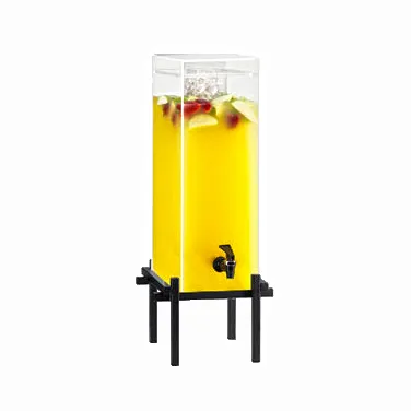 Cal-Mil 1132-5-13 Dispenser, 5‑Gallon, 11.75"W x 18"D x 29"H, Acrylic/Metal Base, Ice/Drip Tray