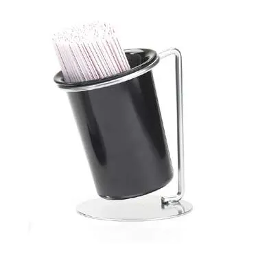 Cal-Mil 1226-39-SOLID Wire Cutlery Holder, 6x6x6, Single Compartment, Silver Iron Ring