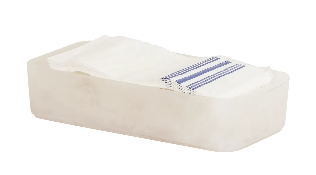 Cal-Mil 1234-126 Napkin Holder, 4.25"W X 8.25"D X 2"H, Rectangular, Resin