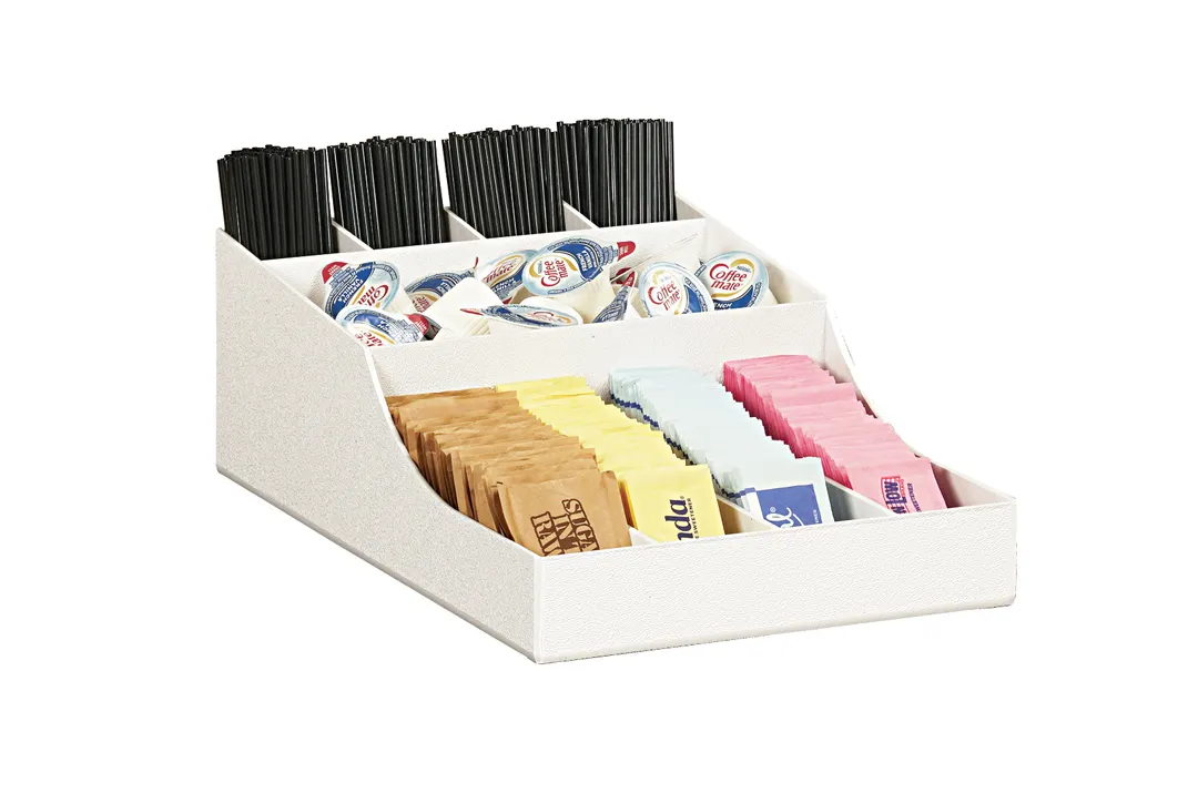 Cal-Mil 1259-15 Classic Coffee Condiment Organizer, 8"W X 12"D X 4"H (9) Compartments